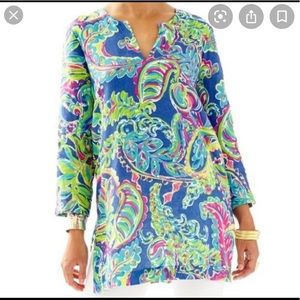 Lilly Pulitzer Marco Island Tunic Toucan Play
